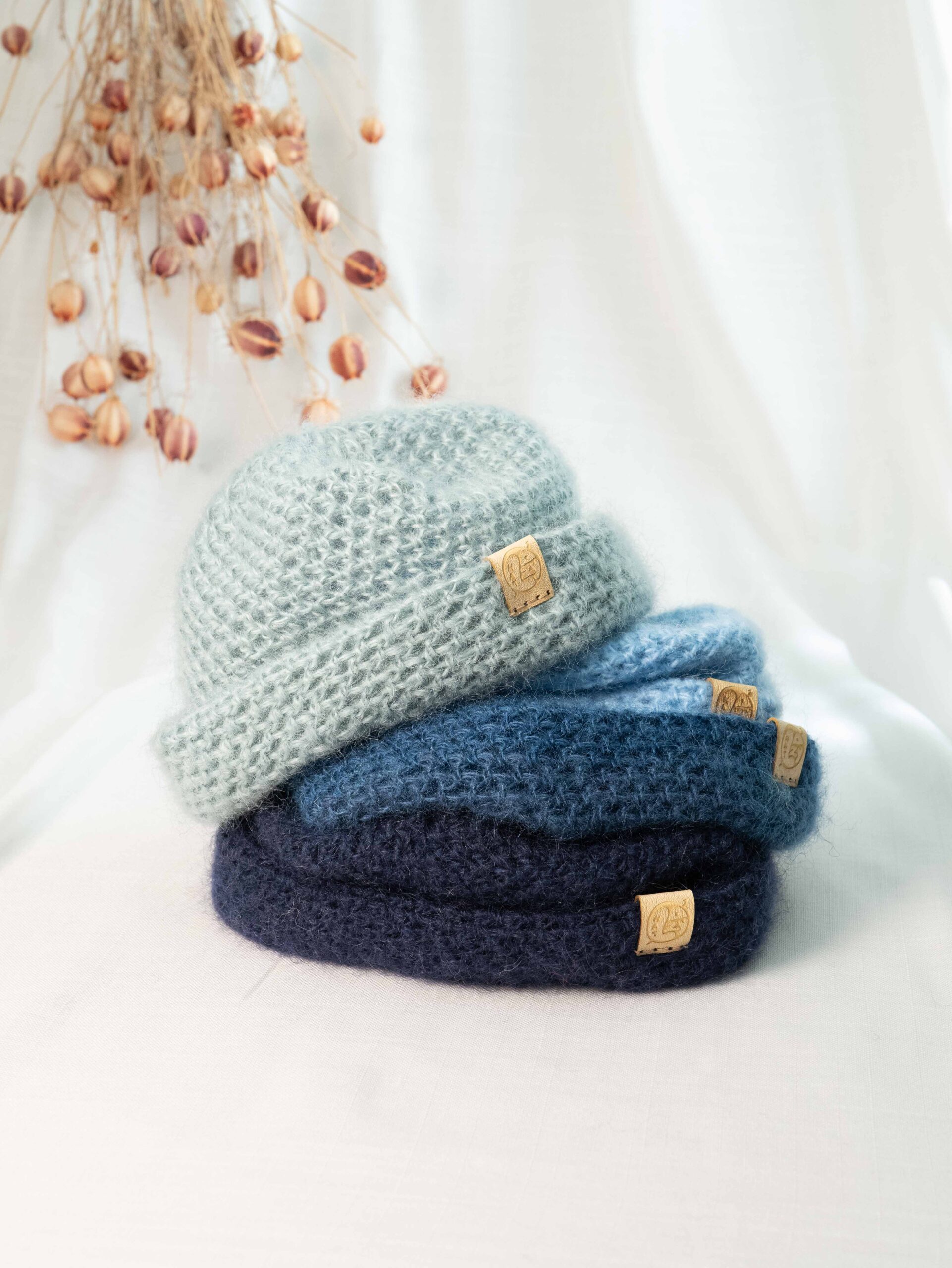 taglio hipster, docker, cappello invernale, mohair unisex