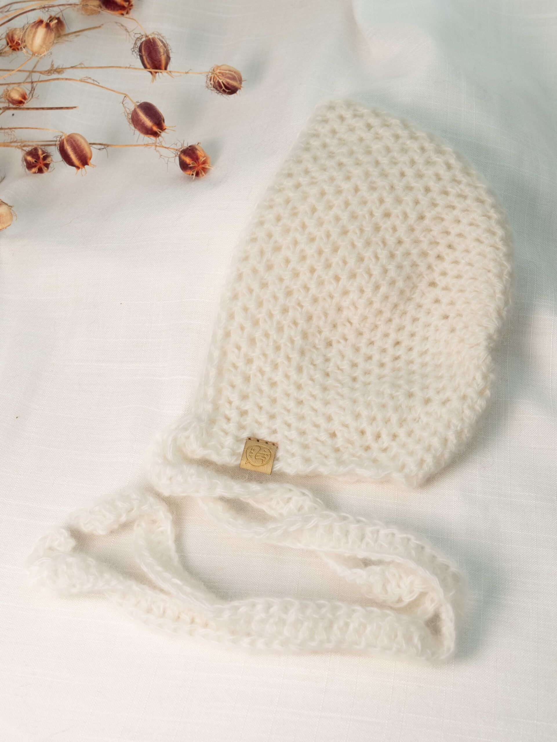 cappello lana mohair morbido bonnet balaklava