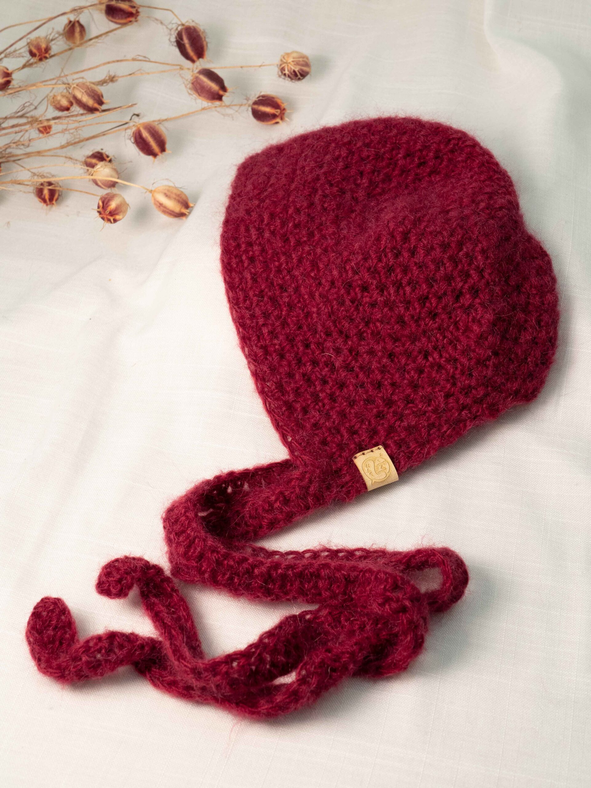cappello lana mohair morbido bonnet balaklava