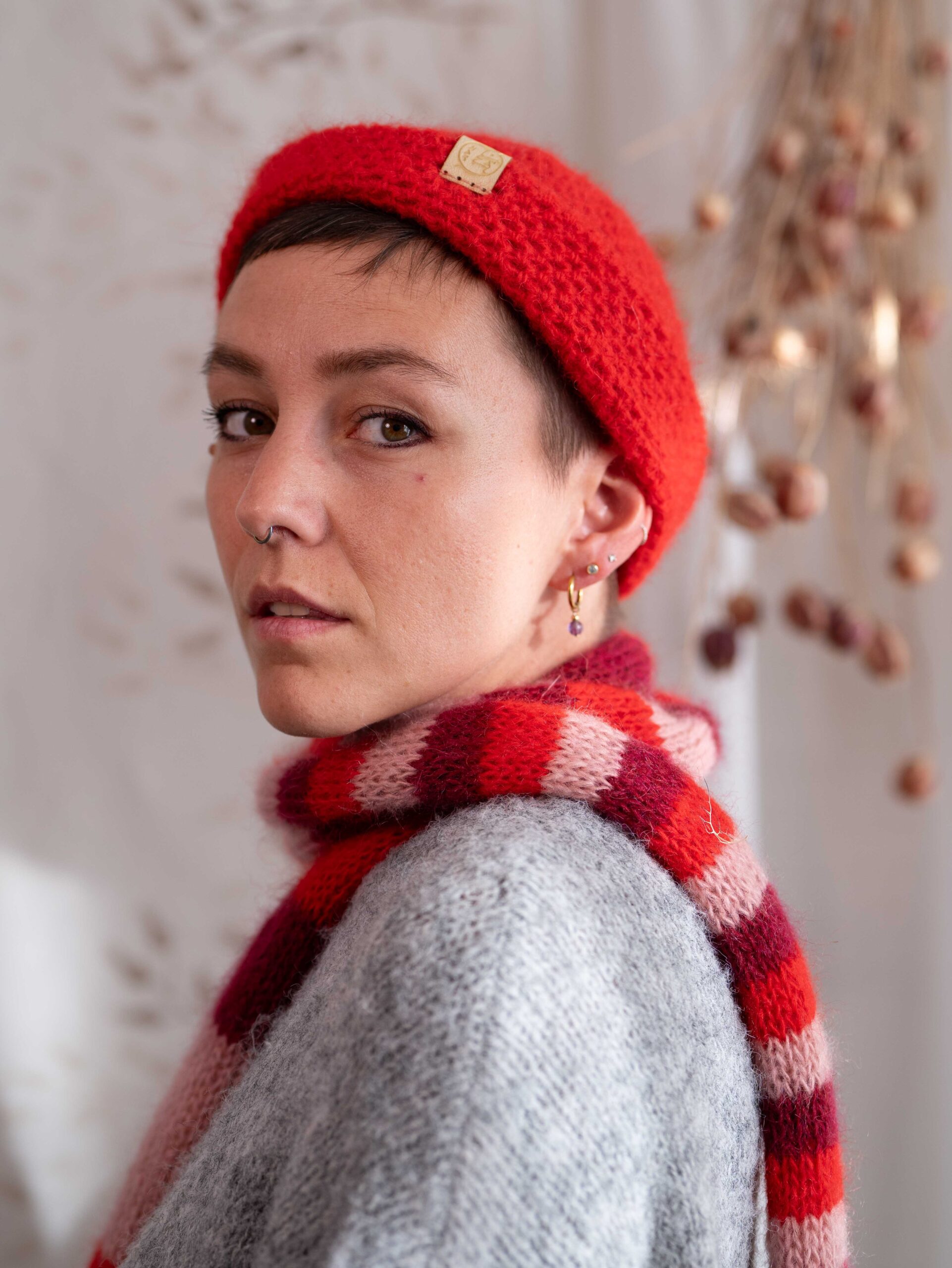taglio hipster, docker, cappello invernale, mohair unisex