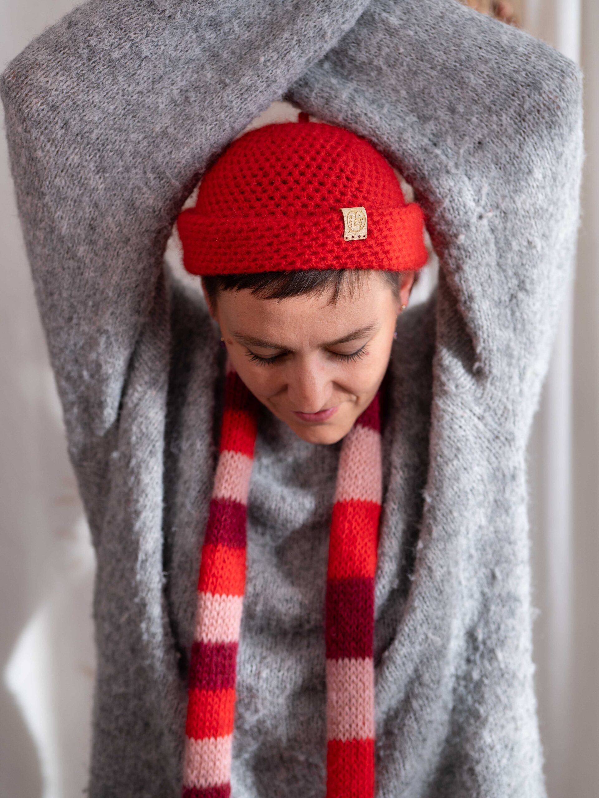 taglio hipster, docker, cappello invernale, mohair unisex