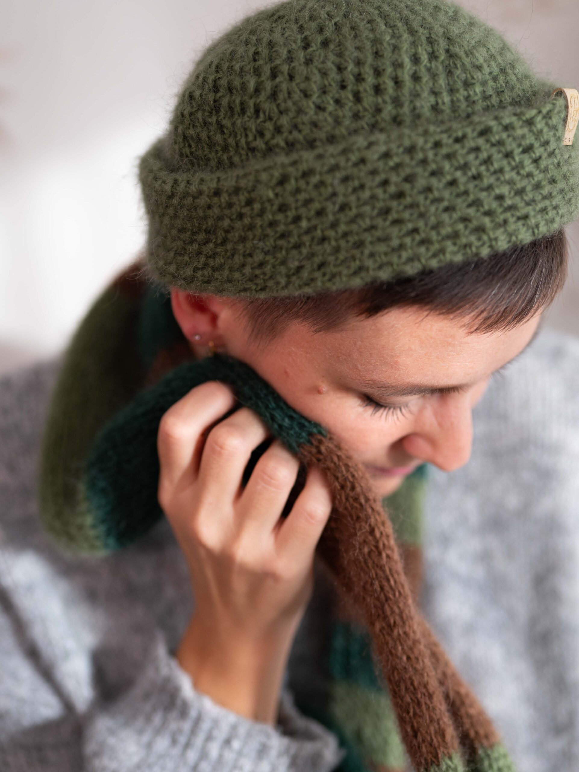 taglio hipster, docker, cappello invernale, mohair unisex